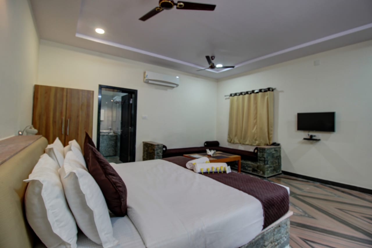 Room interior with natural light