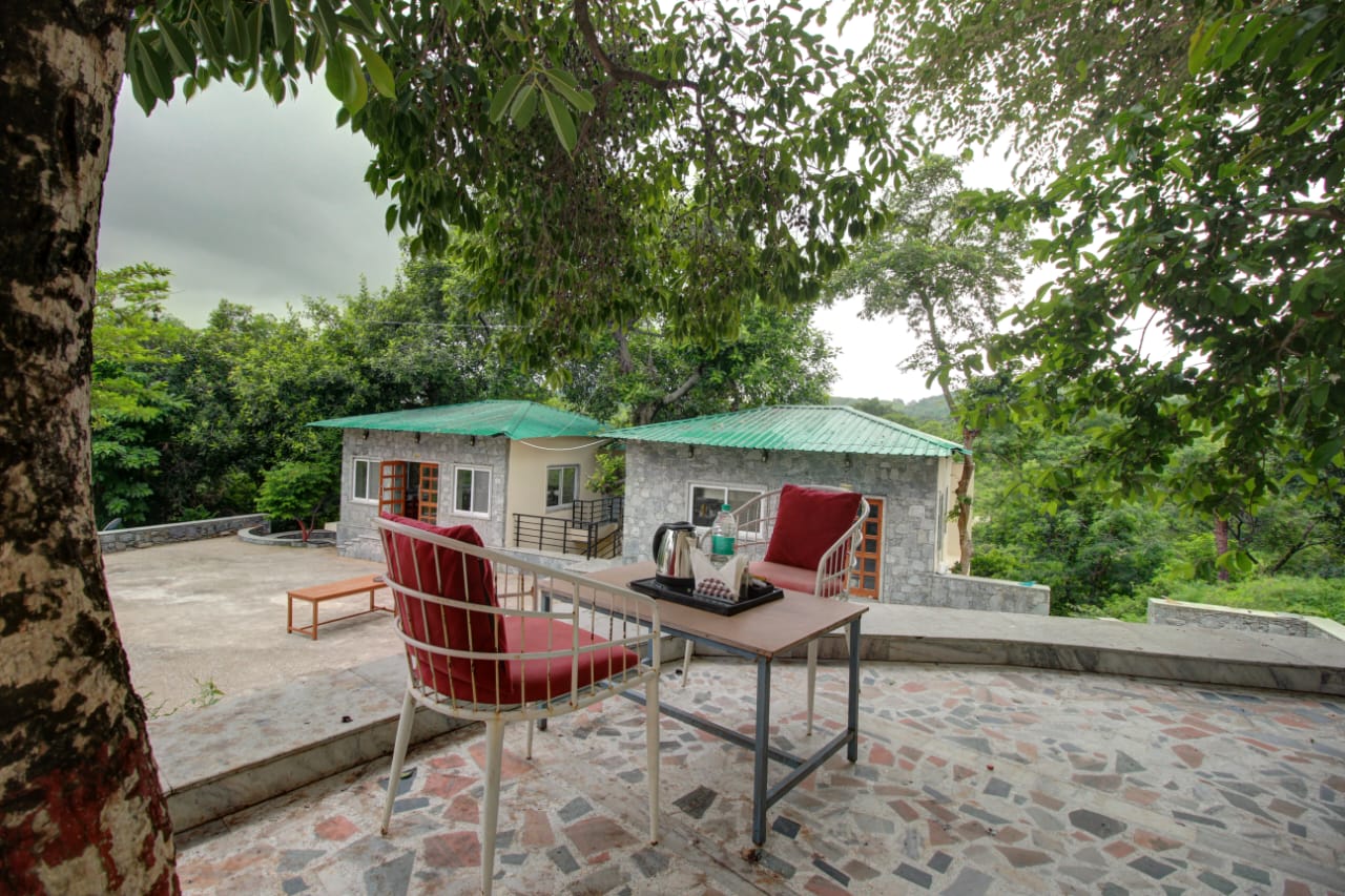 Fresh local cuisine prepared at Takhat Villa